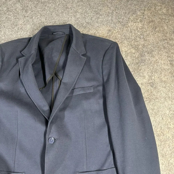 01.ALGO Blazer Mens Large Two Button Front Sport Coat Stretch Cotton Stitch Fix - Picture 2 of 9